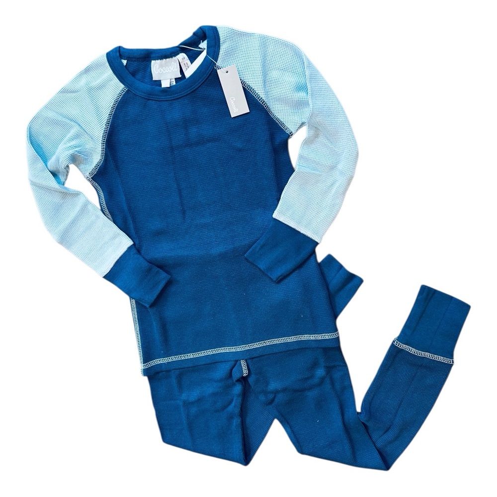 Sz 5Y Coccoli Blue Pajama Set for Kids